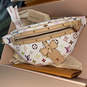 Louis Vuitton x Murakami High Rise Multicolor Monogram Belt Bag 20th Anniversary